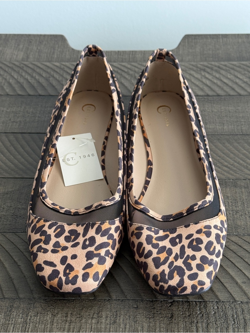 C est. 1946 Cato Leopard Print Flats Sheer Women's Size 9M - Picture 3 of 9
